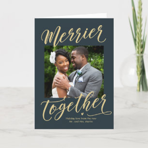 Carte Merrier Ensemble Famille ou Vacances Nouveau