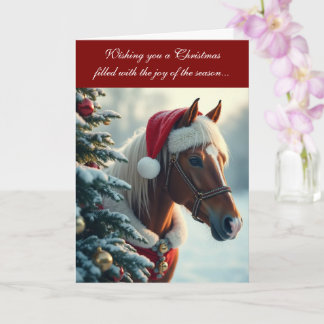 Carte Merry and Mane Christmas Card