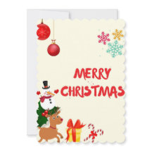 CARTE MERRY CHRISTMAS
