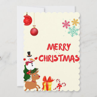 CARTE MERRY CHRISTMAS