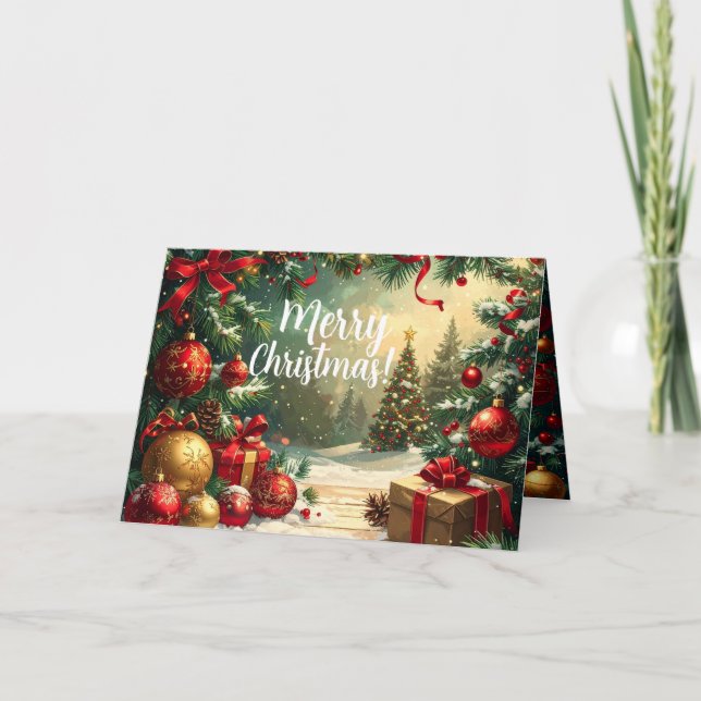 Carte Merry Christmas 5 Image  (Devant)