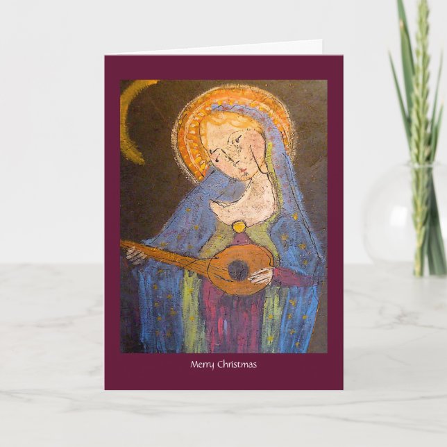 Carte Merry Christmas avec Mary card (Devant)