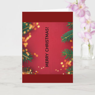 Carte Merry Christmas Greeting Card