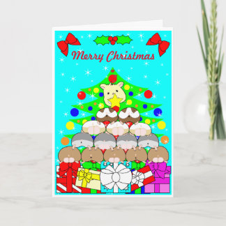 Carte Merry Christmas Hamster-Butt