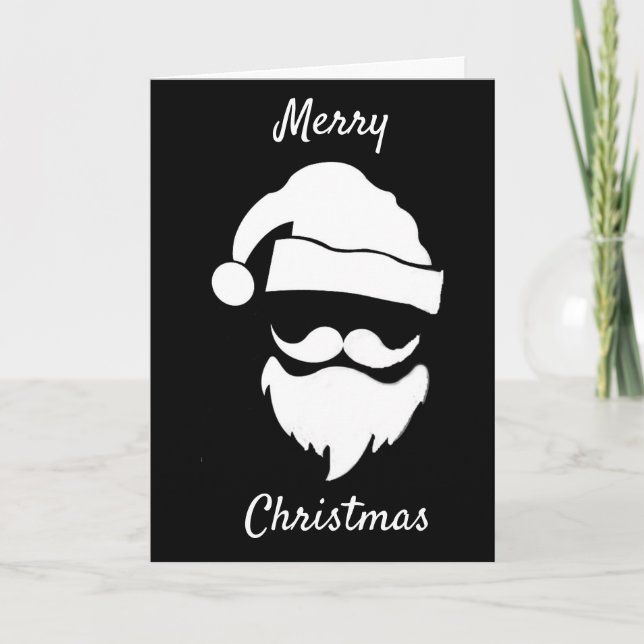 CARTE MERRY CHRISTMAS/HO HEUREUX NOUVEL AN (Devant)