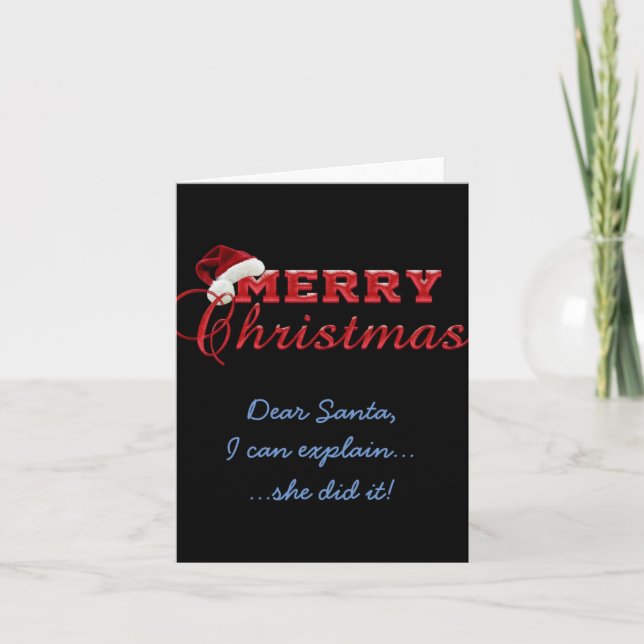 Carte Merry Christmas Insettia Wreath Monogram T Shirt  (Devant)