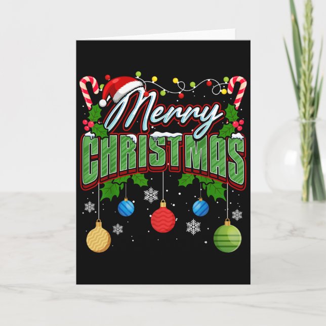 Carte Merry Christmas Matching Family Merry Christmas Xm (Devant)