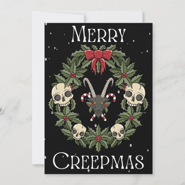 Carte Merry Creepmas (Devant)