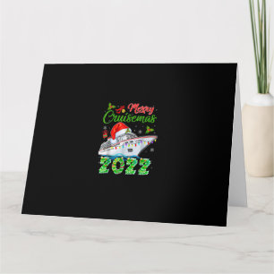 Carte Merry Cruisemas Cruise Funny Noël Famille Noël Noë