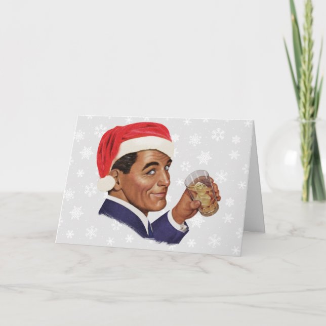 Carte Merry Drunk, je suis Noël ! (Devant)