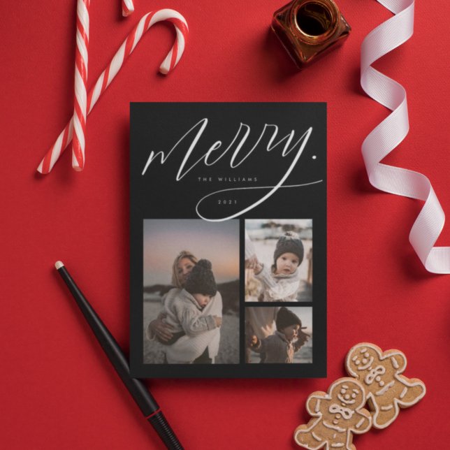 Carte MERRY NOËL Ajouter Votre Photo De Famille (Créateur téléchargé)