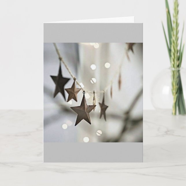 CARTE MERRY NOËL SOYEZ COSY ET GUERRE, (Devant)