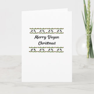 Carte Merry Vegan Christmas