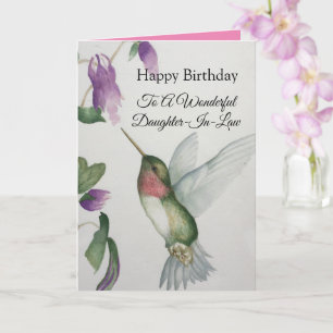 Carte Merveilleuse Belle-Fille D'Anniversaire