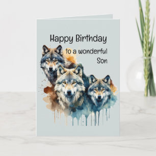 Carte Merveilleux anniversaire du Fils - Citation de lou