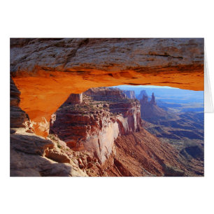 Carte Mesa Arch Sunrise Utah