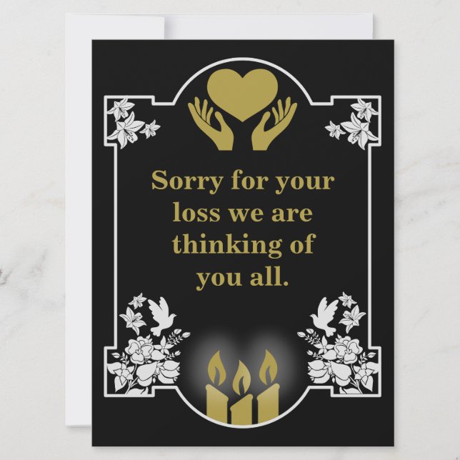 Carte Message de prise en charge de la confirmation (Devant)