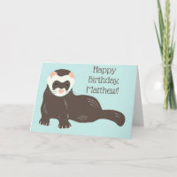 Message personnalisé Ferret Brown personnalisé Ann