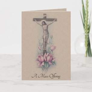 Carte Messe traditionnelle de la sympathie catholique of