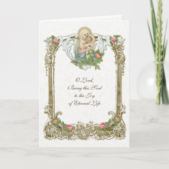 Carte Messe traditionnelle de la sympathie catholique of (Devant)
