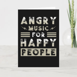 Carte Metal Music Angry Music For Happy People
