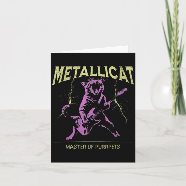 Carte Metallicat Master Of Purrpets  (Devant)