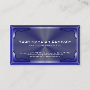 Carte métallique Hi Tech Faux Version 1 avec photo