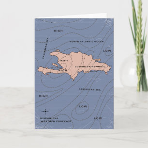 Carte météo d'Hispaniola