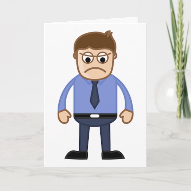 CARTE METS UN SOURIRE SUR TON VISAGE *BOSS* À L'ANNIVERS (Devant)