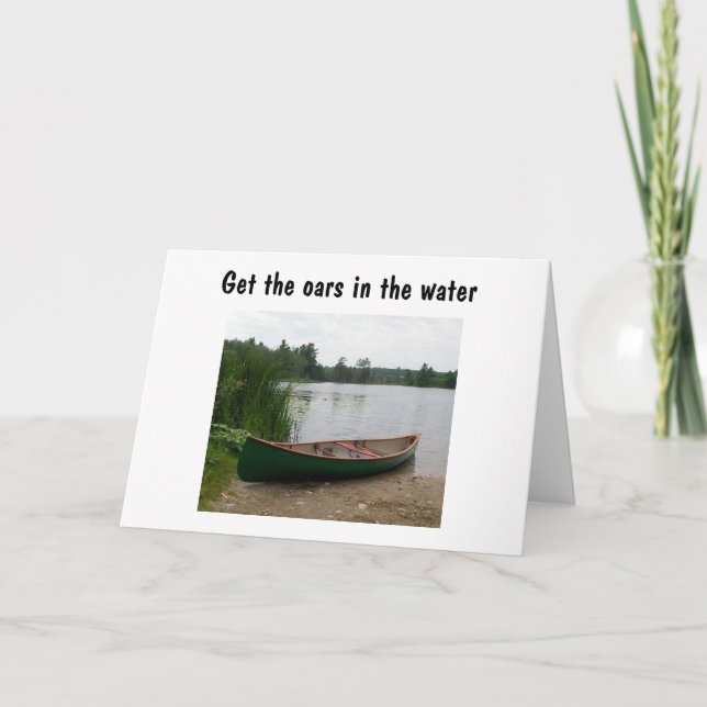 CARTE METTEZ LES OURS DANS L'EAU ET PROFITEZ DE L'ANNIVE (Devant)