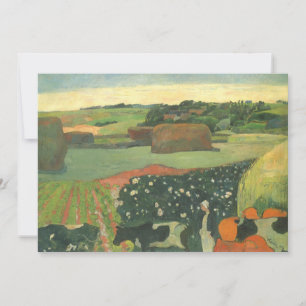 Carte Meules en Bretagne par Paul Gauguin, Art ancien