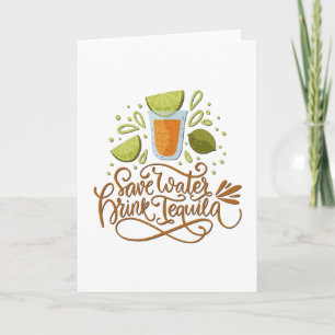 Carte Mexique - Boire Tequila - léger
