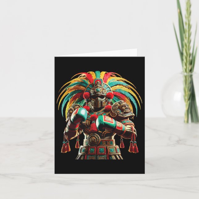 Carte Mexique Boxe Pride Inka Sports Design (Devant)