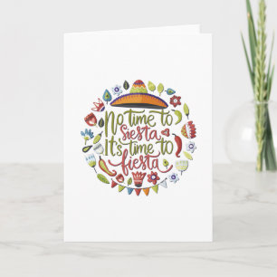 Carte Mexique - Siesta Fiesta - lumière