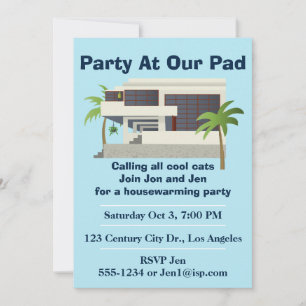 Carte Mi-Siècle moderne Fête du réchauffement de la mais