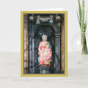 Carte Michel-Ange 1504 Vierge de Bruges Noël