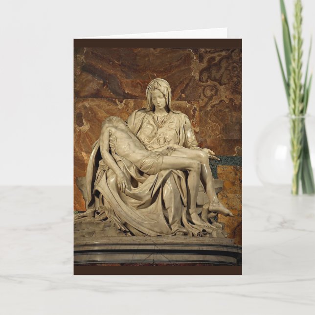 CARTE MICHELANGELO PIETA (Devant)