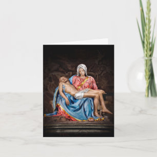 Carte MICHELANGELO PIETA' L'AGNEAU DE DIEU xdkbg