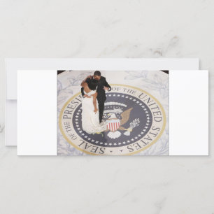 Carte Michelle et Barack Obama