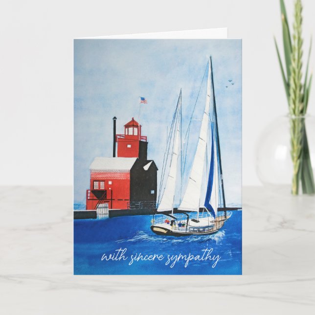 Carte Michigan Big Red Lighthouse (Devant)