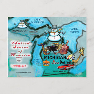 Carte Michigan USA