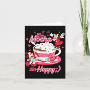 Carte Mickey &amp; Minnie Saint-Valentin Vous Me Mozzare