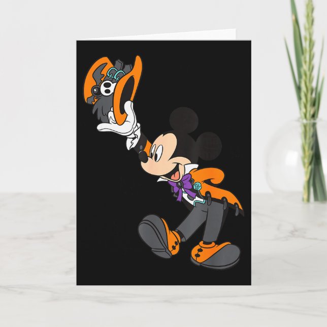 Carte Mickey And Friends Halloween Costume  (Devant)