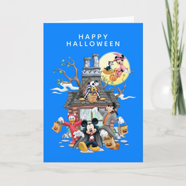 Carte Mickey et les amis Haunted House (Devant)