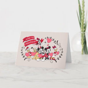 Carte Mickey et les amis - Partagez l'amitié