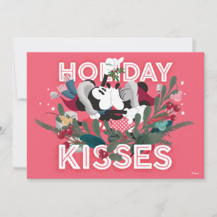 Carte Mickey et Minnie  Baisers de vacances