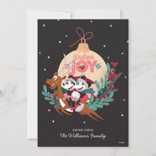 Carte Mickey et Minnie  Joie infinie