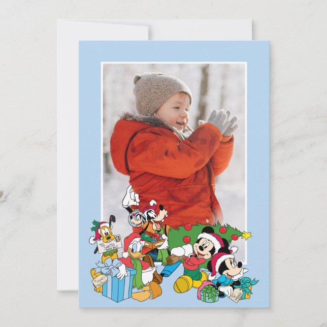 Carte Mickey & Friends| Prêts pour les Fêtes (Devant)