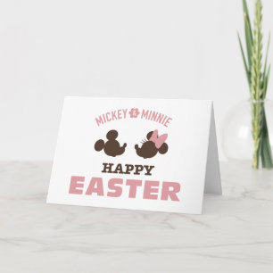 Carte Mickey & Minnie   Joyeuses Pâques