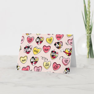 Carte Mickey Mouse & Friends   Bonbons en forme de cœur 